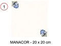MANACOR 20x20 cm - Wandfliese im orientalischen Stil.
