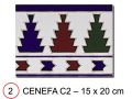 M 2 MIX 15x20 cm - Wandfliese im orientalischen Stil.