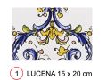 LUCENA 15x20 cm - Wandfliese im orientalischen Stil.