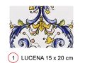LUCENA 15x20 cm - Wandfliese im orientalischen Stil.