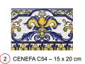 LUCENA 15x20 cm - Wandfliese im orientalischen Stil.