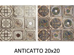 ANTICATTO 20x20 cm - Wandfliese im andalusischen Stil.
