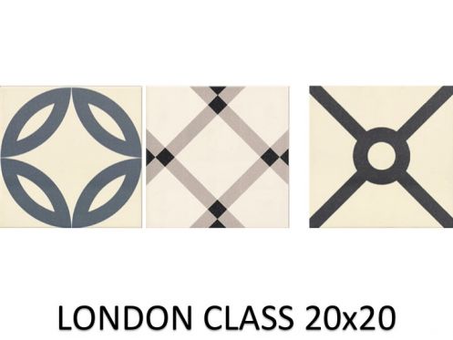 LONDON CLASS 20x20 - Fliesen, Zementfliesenoptik - MAINZU