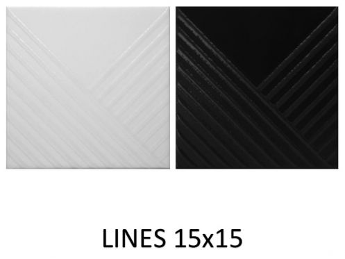 LINES 15x15 - 3D Relieffliese