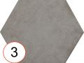 Portland Beige 14x16 cm - Bodenfliesen, sechseckiges Steinzeug aus Porzellan