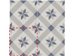 DORI 20x20 -  Fliesen, Boden, Aussehen, Zementfliesen
