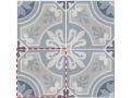 LILOU OCEAN 20x20 -  Fliesen, Boden, Aussehen, Zementfliesen