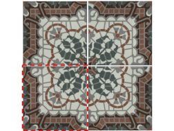 MOURON 15x15 cm -  Fliesen, Boden, Aussehen, Zementfliesen