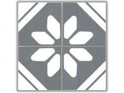CEZAR Gris 15x15 cm -  Fliesen, Boden, Aussehen, Zementfliesen