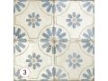 FS BLUME 45x45 -Fliesen mit altem Aussehen.
