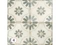 FS BLUME 45x45 -Fliesen mit altem Aussehen.