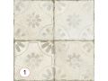 FS BLUME 45x45 -Fliesen mit altem Aussehen.