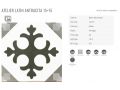 ATELIER LATIN 15x15 cm -  Bodenfliesen, klassische Muster