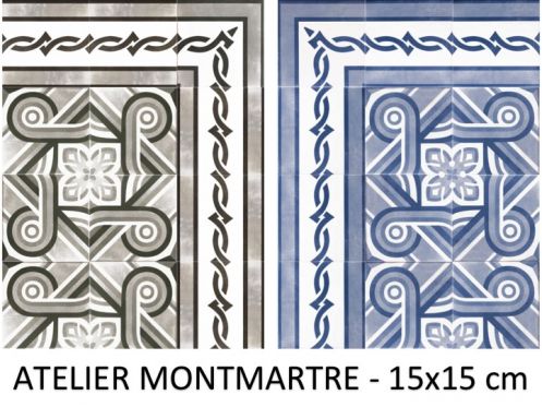 ATELIER MONTMARTRE 15x15 cm -  Bodenfliesen, klassische Muster