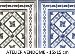 ATELIER VENDOME 15x15 cm -  Bodenfliesen, klassische Muster