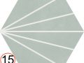 KLEN MACBA 23x26 cm -  Bodenfliesen, zeitgen�ssisch sechseckig