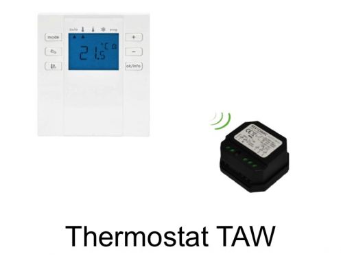 Digitaler Thermostat mit Funkempf�nger f�r elektrischen Handtuchtrockner - TAW