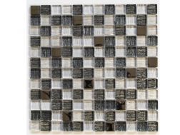 PAUL - 30 x 30 cm - Mosaik aus Glas.