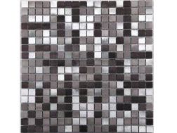 15BRISBANE - 30 x 30 cm - Mosaik Zeitgenössisches Design, Metallic