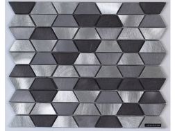 DANA - 30 x 30 cm - Mosaik Zeitgenössisches Design, Metallic