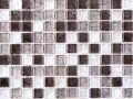 15GLNOIR - 30 x 30 cm - Zeitgen�ssisches Design Mosaik, gl�nzendes Silber