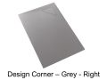 Duschwanne, rechtwinkliger Abfluss - CORNER DESIGN RIGHT 170