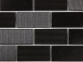AGATE - 30 x 30 cm - Schwarz-Wei�-Mosaik