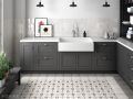 Capitol Grey 20x20 - Fliesen, Zementfliesenoptik