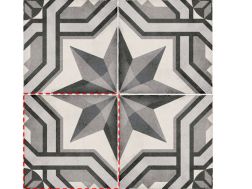 Cinema Grey 20x20 - Fliesen, Zementfliesenoptik