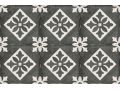 Padua Black 20x20 - Fliesen, Zementfliesenoptik