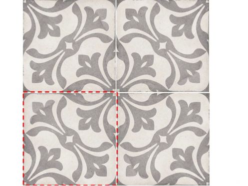 La Rambla Grey 20x20 - Fliesen, Zementfliesenoptik