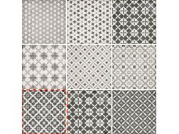 Alameda Grey 20x20 - Fliesen, Zementfliesenoptik