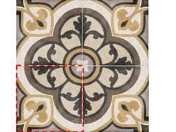 Majestic Colour 20x20 - Fliesen, Zementfliesenoptik