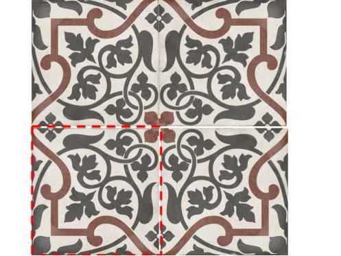 Folies Bergre 20x20 - Fliesen, Zementfliesenoptik