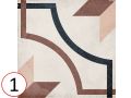 Embassy Colour 20x20 - Fliesen, Zementfliesenoptik