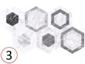 Geo 17,5x20 cm - Bodenfliesen, sechseckig, Carrara-Marmor-Finish