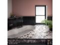 Hexagon Light / Dark 17,5x20 cm - Bodenfliesen, sechseckig, Carrara-Marmor-Finish