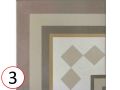 Liberty Taupe 20x20 cm - Fliesen, Zementfliesenoptik