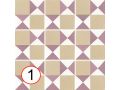 Chess Colours 20x20 cm - Fliesen, Zementfliesenoptik
