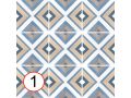 Square Colours 20x20 cm - Fliesen, Zementfliesenoptik