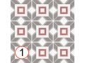 Decal Colours 20x20 cm - Fliesen, Zementfliesenoptik