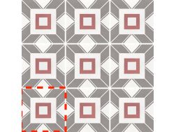 Decal Colours 20x20 cm - Fliesen, Zementfliesenoptik