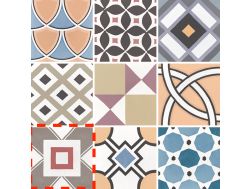Patchwork Colours 20x20 cm - Fliesen, Zementfliesenoptik