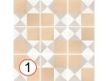 Chess Pastel 20x20 cm - Fliesen, Zementfliesenoptik