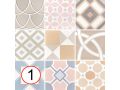 Patchwork Pastel 20x20 cm - Fliesen, Zementfliesenoptik