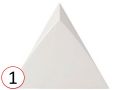 TIROL 11X12 cm - Wandfliese, sechseckig, 3D-Relief