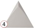 TIROL 11X12 cm - Wandfliese, sechseckig, 3D-Relief