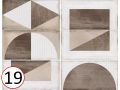 SPLENDOURS 15X15, 7,5X30 et 7,5x15 cm - Glnzende Wandfliese