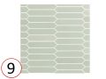 ARROW 5x25 cm - Wandfliese, sechseckig l�nglich
