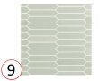 ARROW 5x25 cm - Wandfliese, sechseckig lnglich